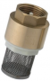 Клапан обратный латунь 3/4" F272.05 FRAP с сеточк. пласт./шток