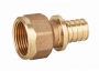 Переходник с внутренней резьбой Бронзовый 16х1/2 G2308.1604